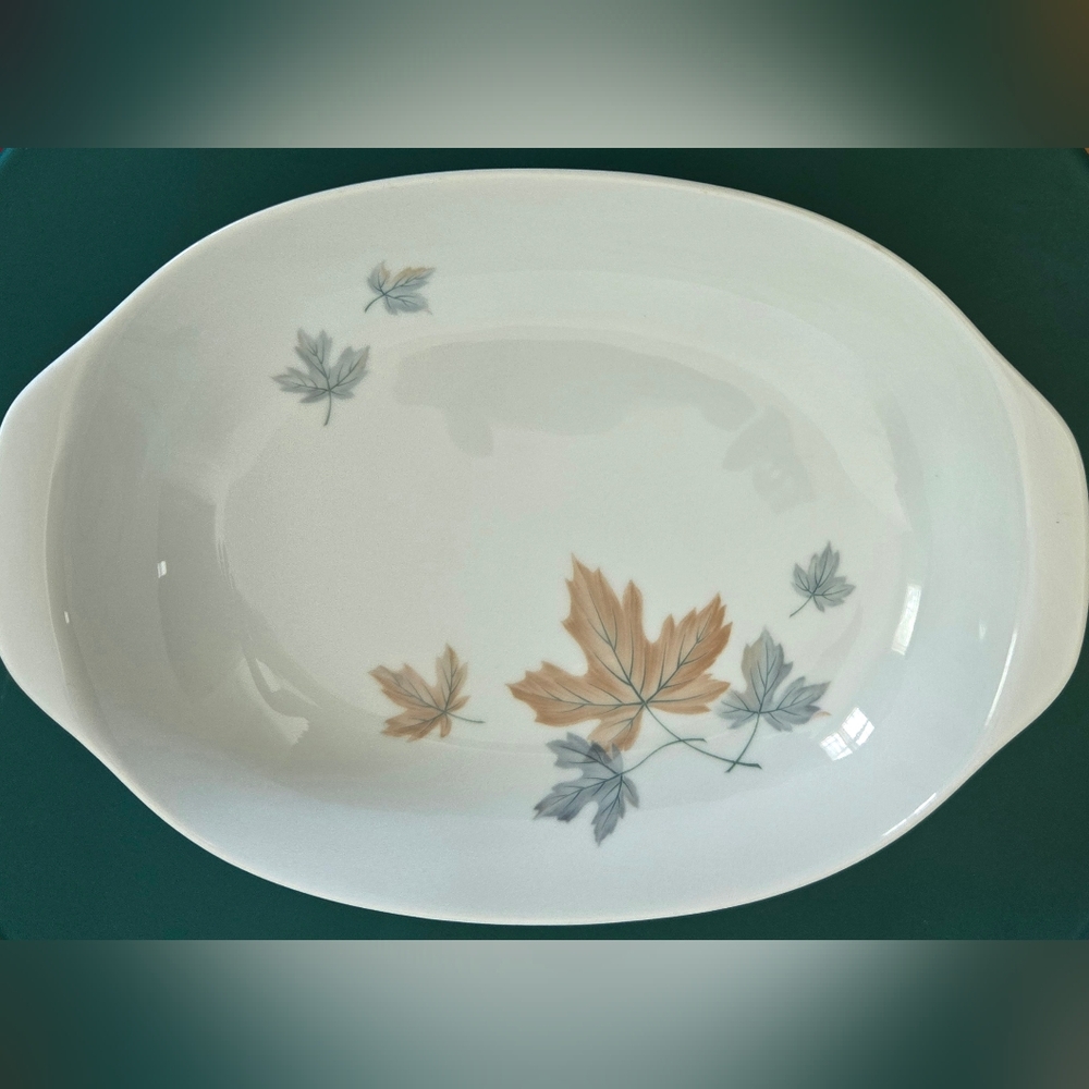Vintage Noritake Oval CooknServe Dish Discontinued Maplewood Pattern